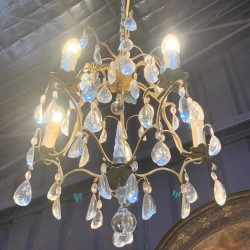 C19th French Crystal Chandelier