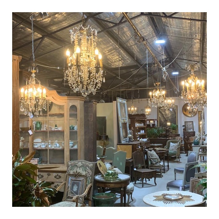 Napoleon III C19th French Crystal Chandelier