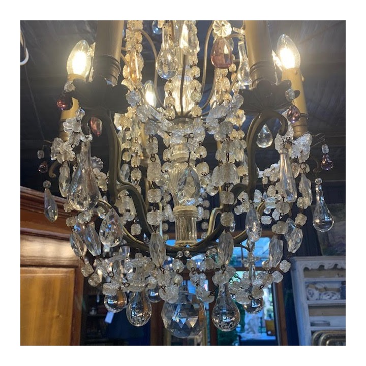 Napoleon III C19th French Crystal Chandelier