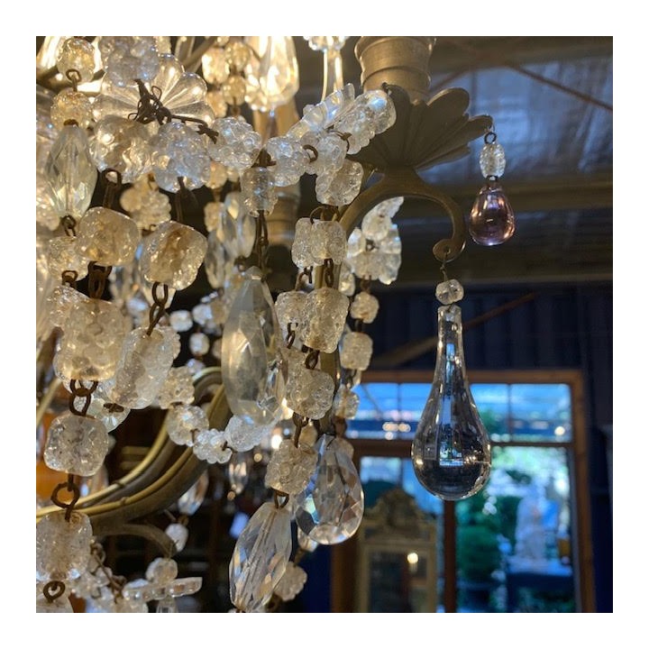 Napoleon III C19th French Crystal Chandelier