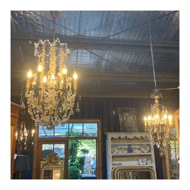 Napoleon III C19th French Crystal Chandelier