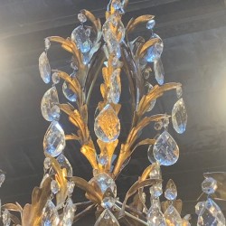 SOLD French C1900 Crystal Chandelier