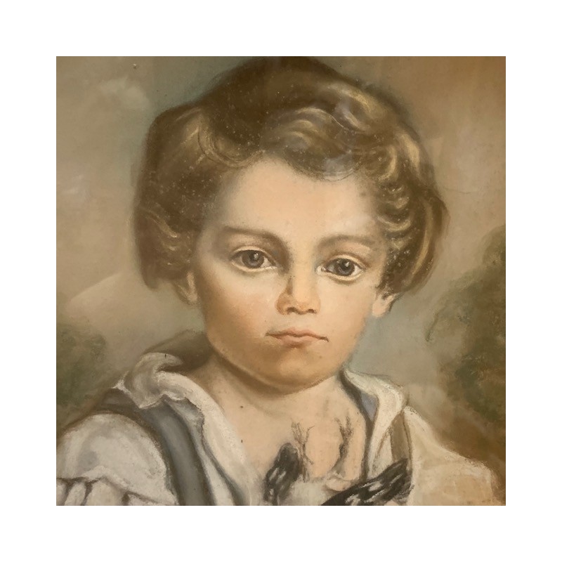 Portrait of a Child C1900 Water Colour