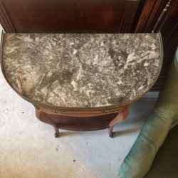 Antique Louis XV Style Marble Topped Console