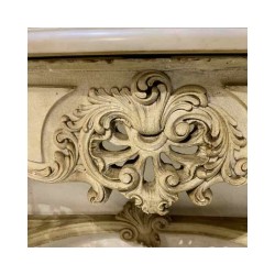 SOLD C19th French Louis XV Style Console Original Marble