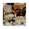 C19th Fauteuils Pair Regency manner A la Reine with Tapestry Upholstery