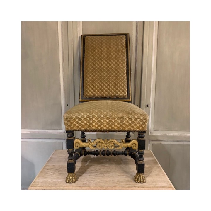 Pair of C18th Hall Chairs French