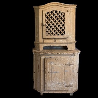 C18th Swedish Cupboard Painted Finish
