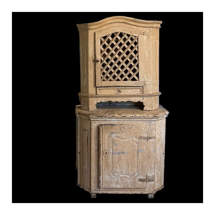 C18th Swedish Cupboard Painted Finish