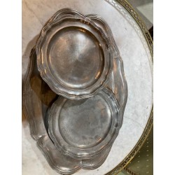Early French and Belges Pewter Plates