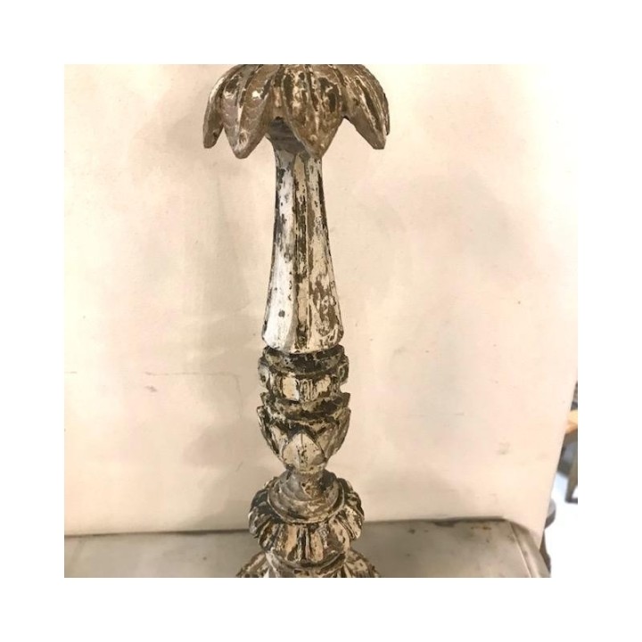 C18th Pair of Italienne Candlesticks