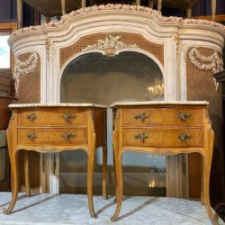 Pair of French Petite Chest...