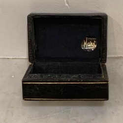 French Vintage Leather Box