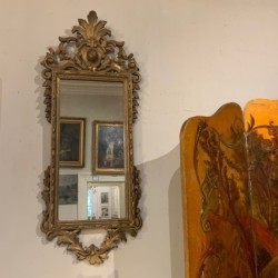 C19th Mirror French Louis XV Style Gilded