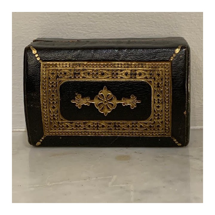 French Vintage Leather Box