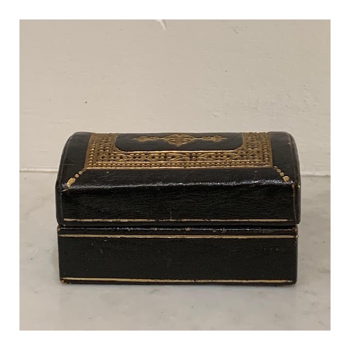 French Vintage Leather Box
