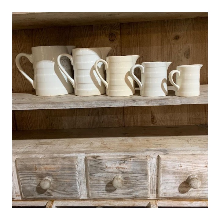 c1900 5 measuring jugs Dutch