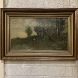 C1910 German Oil on Canvas C1836-1927