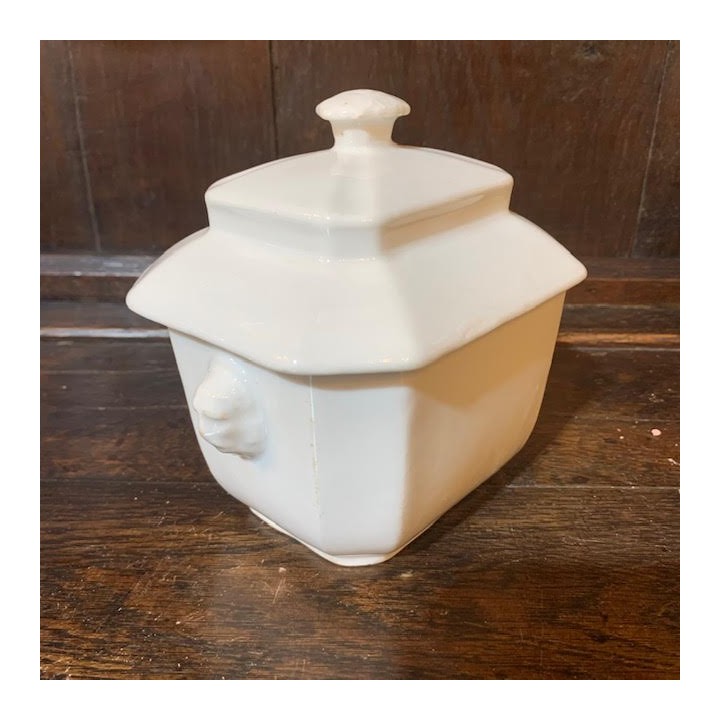 Early French White Porcelain Graduating sugars