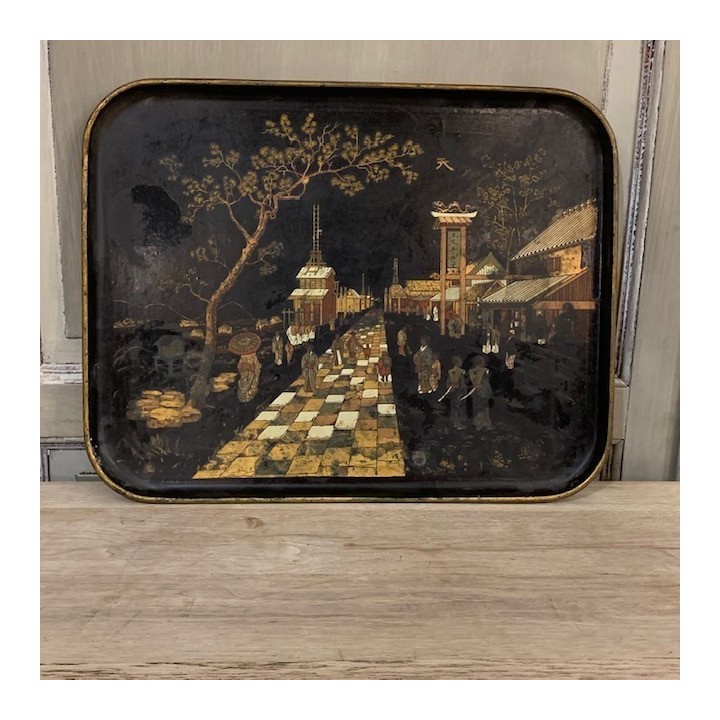 French Chinoiserie Tray