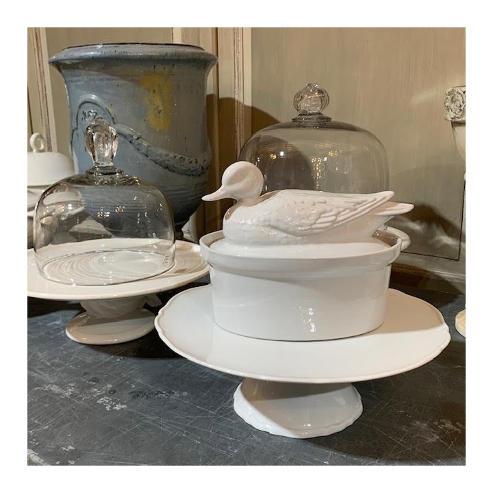 Duck Tureen White Porcelain