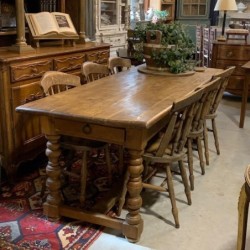 C19th French Refectory Table