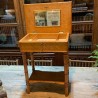 C1900-1910 French Faux Bamboo Sewing Table