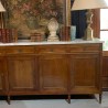 C1900 French Louis XVI Marble Top Sideboard