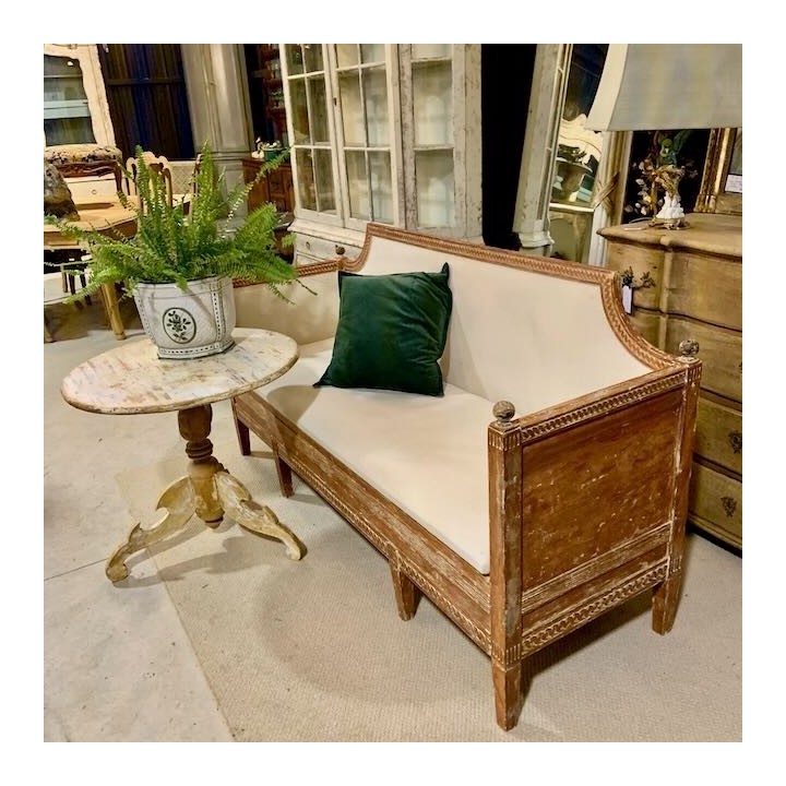 C19th Swedish Gustavian Settee
