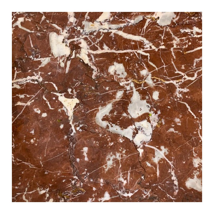 Antique Louis XVI Style Cabinet with RougeMarble Top