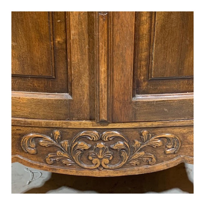 Antique Louis XVI Style Cabinet with RougeMarble Top