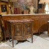 Antique Louis XVI Style Cabinet with RougeMarble Top
