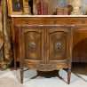 HOLD Antique Louis XVI Style Cabinet with RougeMarble Top