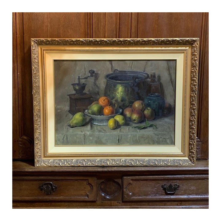 C20th Still Life Oil on Canvas Signed Jules de Cort