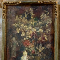 French C1921  Still Life Oi on Canvas