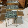 French Fine quality Nest of Tables with Marble top