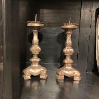 C18th Pair of Louis XVI Style Piques Cierges