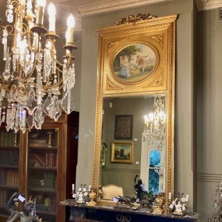 C1900 Trumeau Mirror