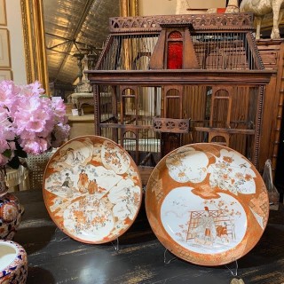 C19th Imari Charger Pair