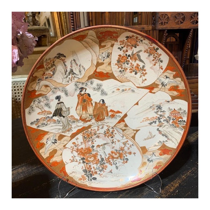 C19th Imari Charger Pair