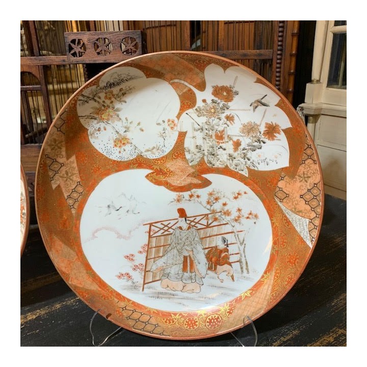 C19th Imari Charger Pair