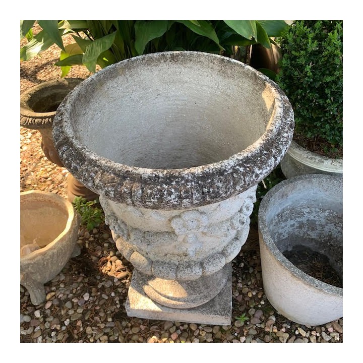 French Vintage Composite Urn