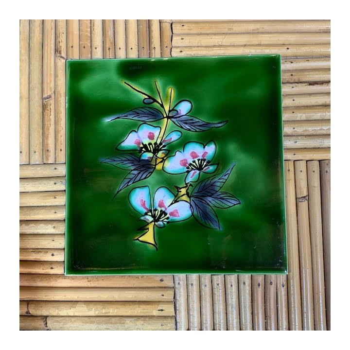 French Vintage Bamboo Tray