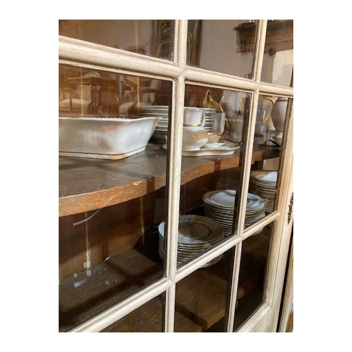 C19th French Cabinet Louis XV Painted Finish