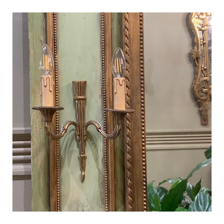 Antique French Trumeau Mirrror