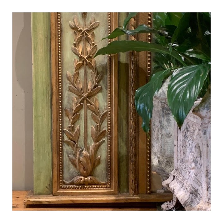 Antique French Trumeau Mirrror