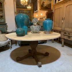 C1920 Pair French Circular Table