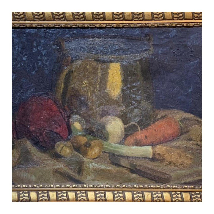 C1920 Still Life French Pot a Feu