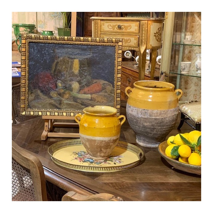 C1920 Still Life French Pot a Feu