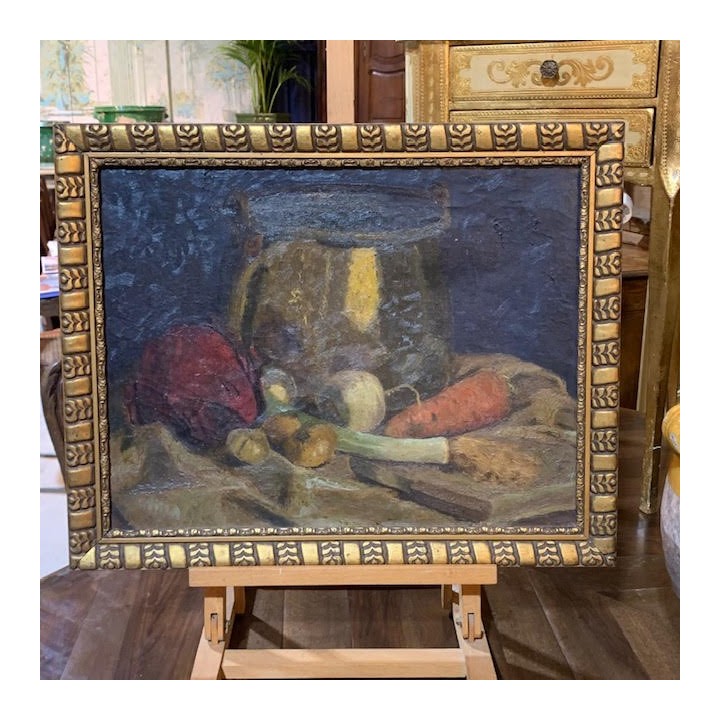 C1920 Still Life French Pot a Feu